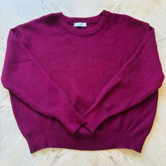 Elodie Sweater Burgundy XL‎ Maroon five pullover chunky sweaters - Picture 1 of 4